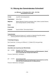 GR Protokoll 14. November 2012 - Gemeinde Schnottwil