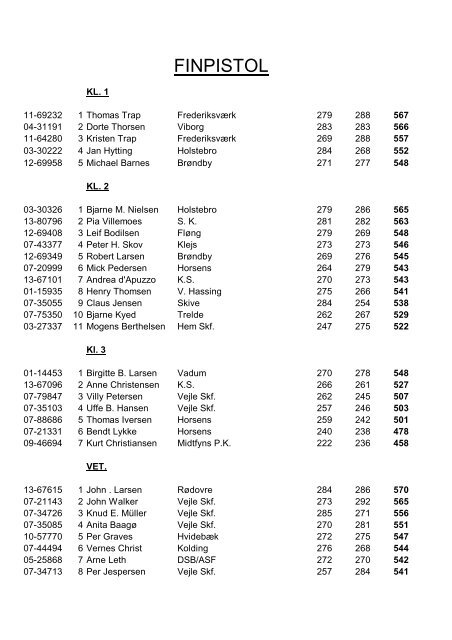 the document - Skytteklubben DSB/ASF