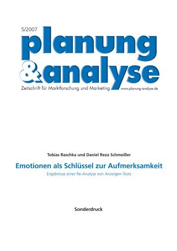 (PDF) Emotionen als Schlüssel zur Aufmerksamkeit - Phaydon