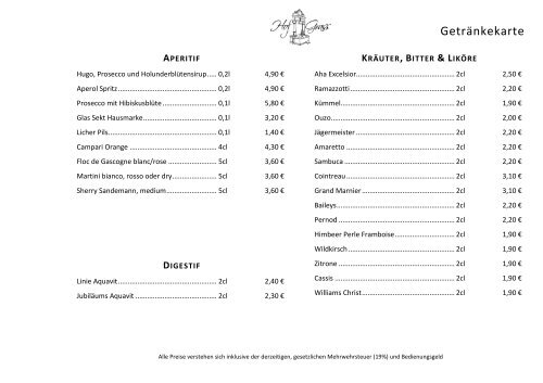 PDF - RESTAURANT HOF GRASS HUNGEN HESSEN » Home