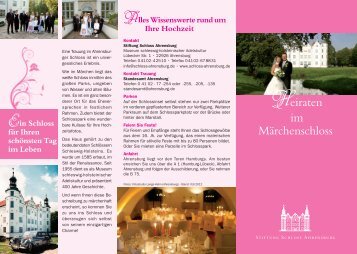 sah12 FLYER hochzeit.FH10 - Schloss Ahrensburg