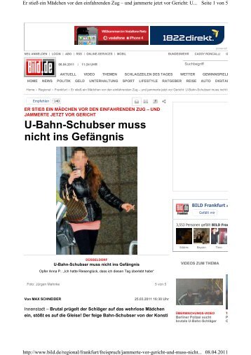 Bild.de - Deutsche Opfer, fremde Täter