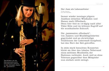 Der Jazz als Lebenselixier Immer wieder montags ... - Jochen Kessler