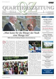 quartierszeitung - GWW Wiesbadener Wohnbaugesellschaft mbH