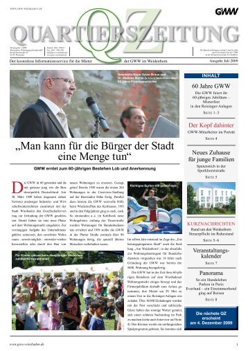 quartierszeitung - GWW Wiesbadener Wohnbaugesellschaft mbH