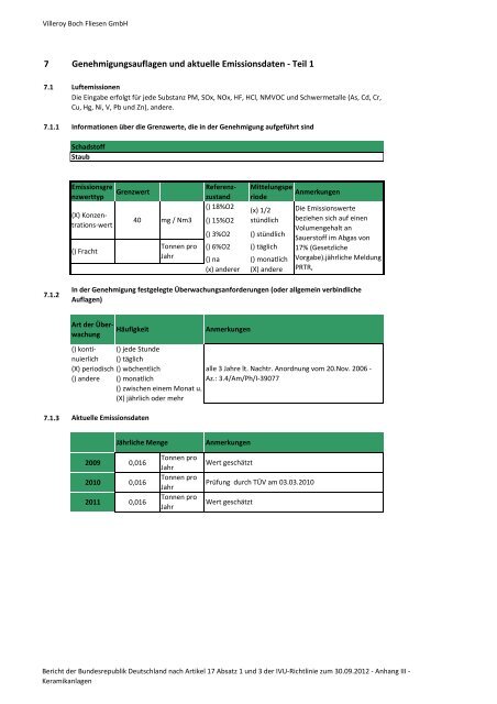 Bericht 2009 – 2011 PDF / 4,60 MB - Beste verfügbare Techniken ...