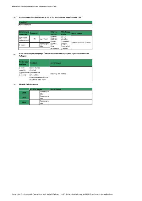 Bericht 2009 – 2011 PDF / 4,60 MB - Beste verfügbare Techniken ...