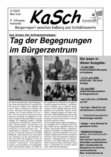 Tag der Begegnungen im Bürgerzentrum - Soziale Stadt ...