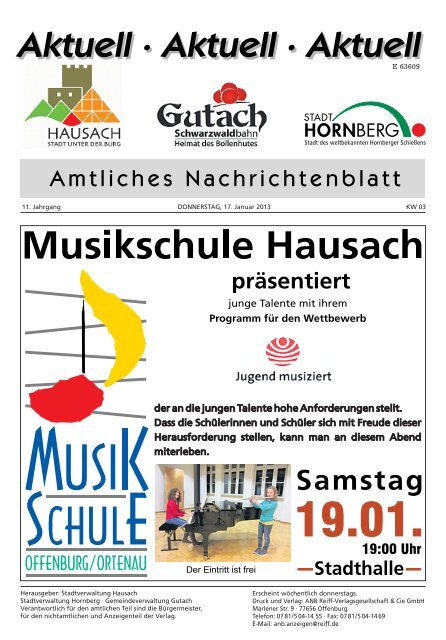 Mitteilungsblatt 17.01.2013 - Hausach