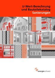 U-Wert-Berechnung und Bauteilekatalog Sanierungen