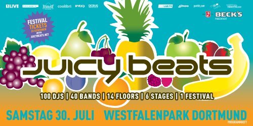 SAMSTAG 30. JULI WESTFALENPARK DORTMUND - Juicy Beats