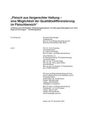 „Fleisch aus tiergerechter Haltung – - Die Landforscher