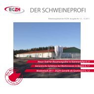 EGZH Magazin - Erzeugergemeinschaft und Züchtervereinigung für ...