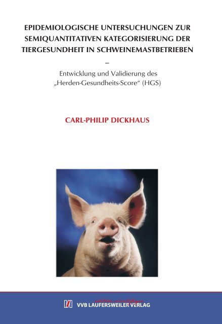 Epidemiologische Untersuchungen - Stiftung Tierärztliche ...