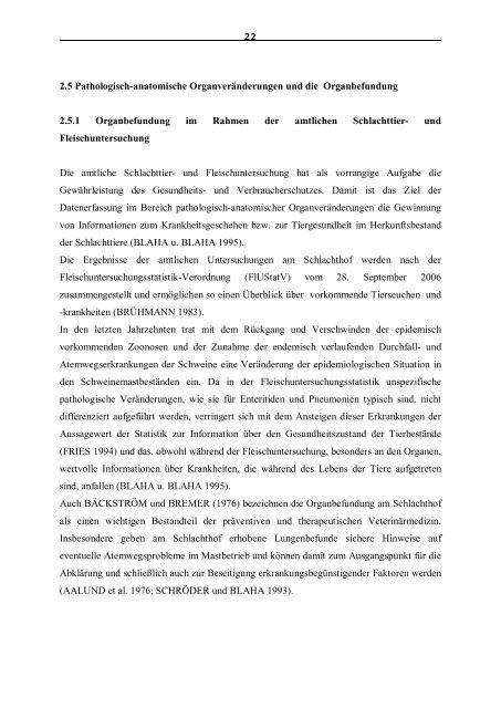 Epidemiologische Untersuchungen - Stiftung Tierärztliche ...