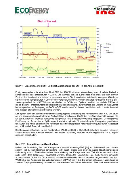HOK- und reststofffreie Abgasreinigung im Jahr 2013 - EcoEnergy ...