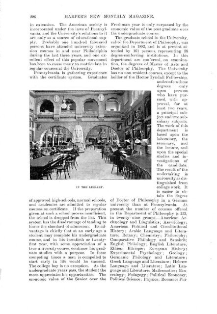 Harper's Magazine 1895 "U. of P." - University Archives and Records ...