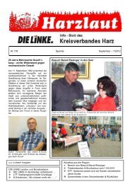 Landtag Wahlkreis Halberstadt - DIE LINKE. Harz