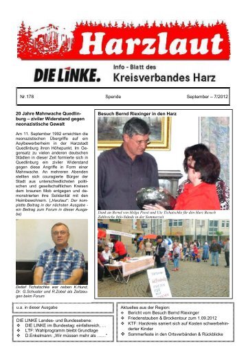 Landtag Wahlkreis Halberstadt - DIE LINKE. Harz