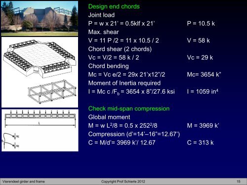 Vierendeel girder and frame - Engineering Class Home Pages