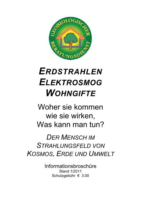 ERDSTRAHLEN ELEKTROSMOG WOHNGIFTE ... - Dieter Kugler