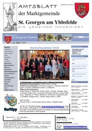 Download - Marktgemeinde St. Georgen am Ybbsfelde