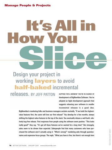 How You Slice It - AgileProductDesign.com