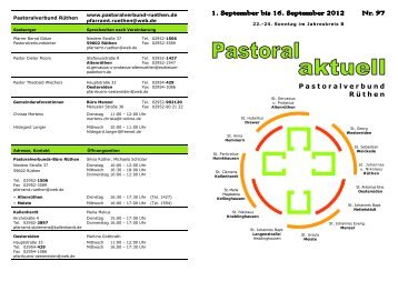 Pastoral-aktuell - Kallenhardt
