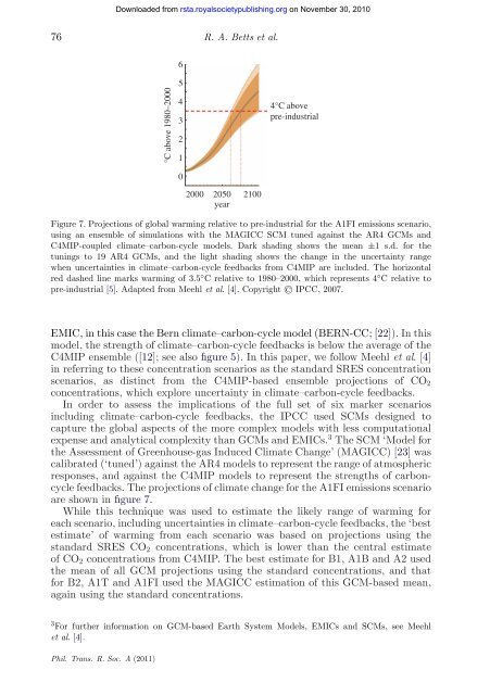 Four degrees and beyond: the potential for a global ... - Amper