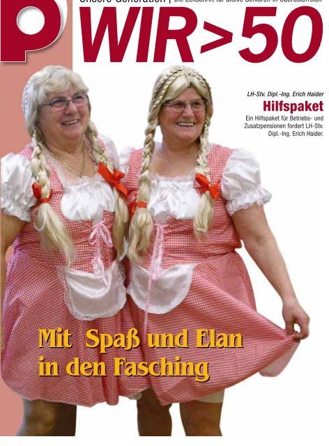 Mit Spaß und Elan in den Fasching - Pensionistenverband ...