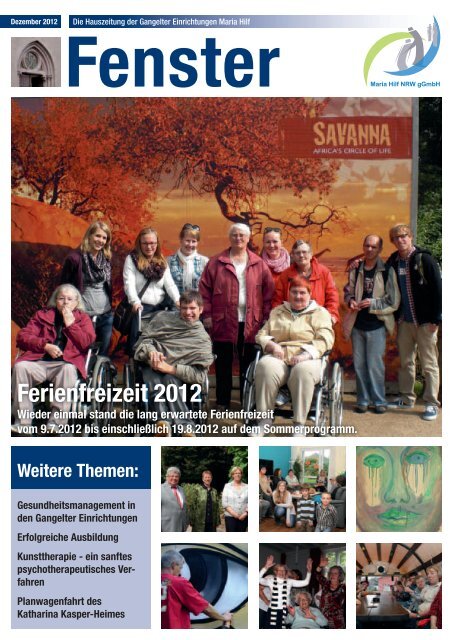 Lesen Sie hier die aktuelle Ausgabe Dezember 2012 - Gangelter ...