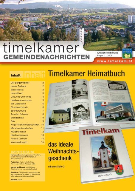 Inhalt - Marktgemeinde Timelkam