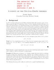 A paper on the Chvatal-Erdos Hamiltonian Cycle - Department of ...