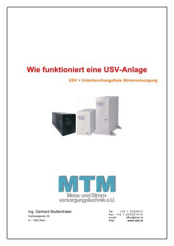 USV Erklärung (pdf) - MTM