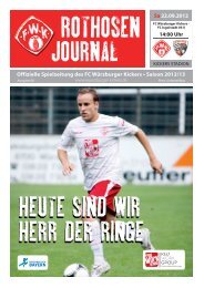 Download der Zeitung - Würzburger Kickers