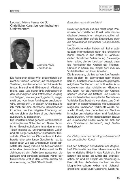 KORRESPONDENZBLATT DES CANISIANUMS