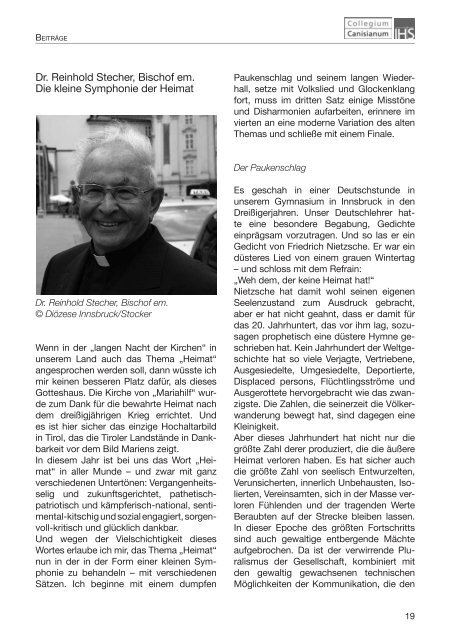 KORRESPONDENZBLATT DES CANISIANUMS