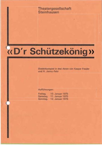 Programm download - Theatergesellschaft Steinhausen