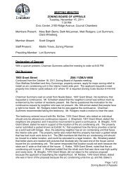 MEETING MINUTES ZONING BOARD OF ... - City of Evanston