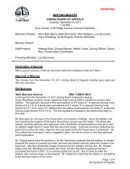 APPROVED MEETING MINUTES ZONING ... - City of Evanston