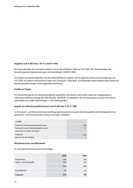 Geschäftsbericht 2009 - Sparkasse Gießen