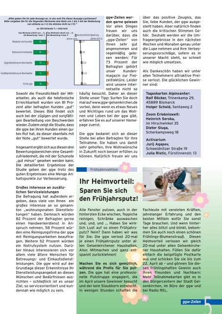 Gute Noten für die ggw: - gelsenkirchener gemeinnützige ...