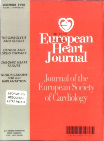 Front Matter (PDF) - European Heart Journal