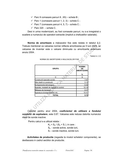 Planificarea Resurselor Umane - Florin Rau