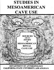 Studies in Mesoamerican Cave Use - Karst Information Portal