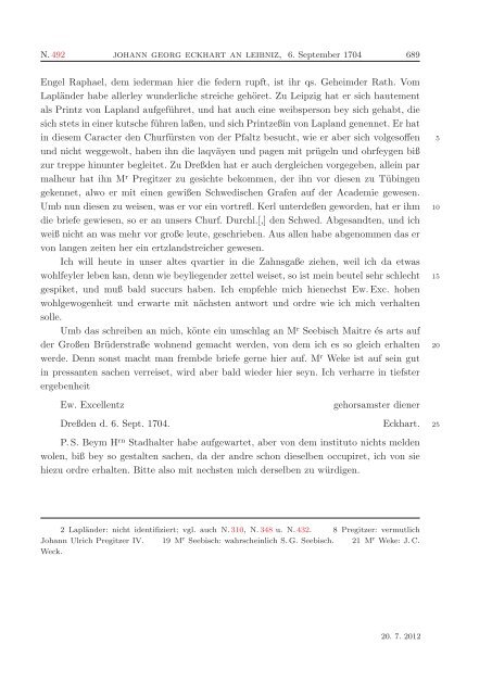 Leibniz, Akademie-Ausgabe, Bd. I, 23 - Gottfried Wilhelm Leibniz ...