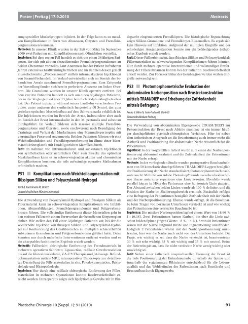 Supplement 1 10. Jahrgang September 2010 D57442 ... - DGPRÄC