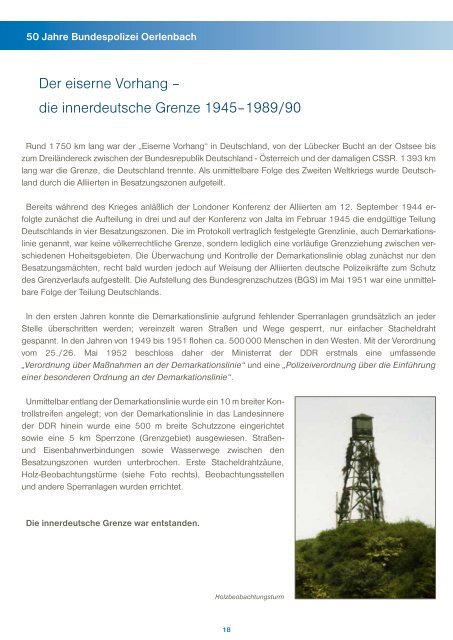 50 Jahre Bundespolizei in Oerlenbach ... - Schorkendorf.com