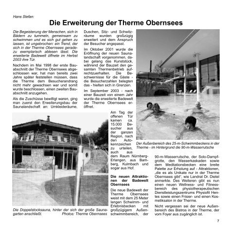 Obernsees - Geschichte des Ortes an der Grenze ... - Mistelgau