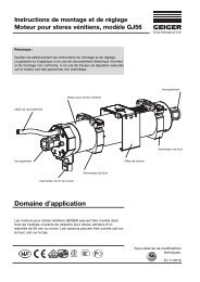 Domaine d'application - Geiger Antriebstechnik